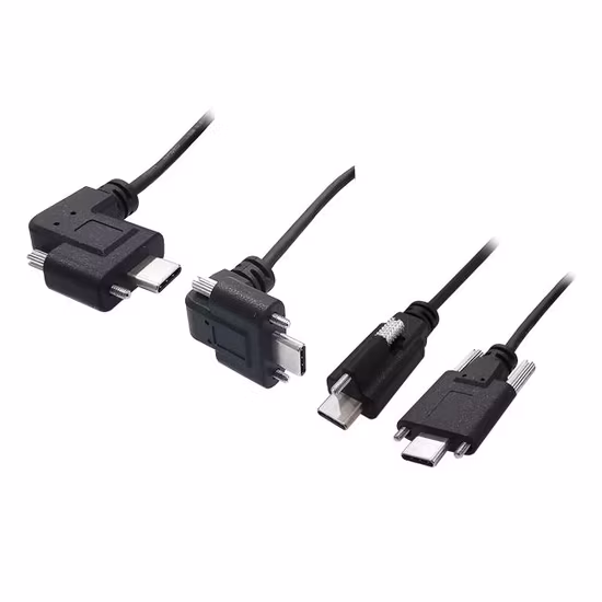 Hersteller Fabrikpreis OEM ODM nach oben/unten/links/rechts abgewinkeltes USB-Typ-C-Verlängerungskabel mit Schraubloch für die Schalttafelmontage